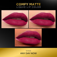 FACES CANADA Comfy Matte Liquid Lipstick - Any Day Now 04, 3 ml | Comfortable 10HR Longstay | Intense Matte Color | Almond Oil & Vitamin E Infused | Super Smooth | No Dryness | No Alcohol