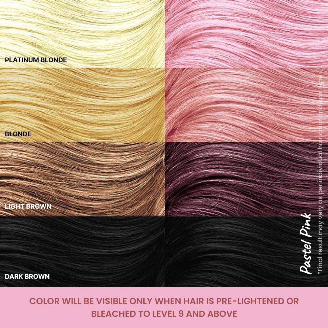 2.Oh! Italian- Pastel Pink Hair Color For Women & Men | Ammonia-Free DIY Semi Permanent Hair Color | Enriched with Argan Oil | Lasts upto 6-8 Washes (Pack of 2)