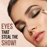 Hilary Rhoda Showstopper Liquid Eyeshadow | Gel-Based Formula | Shimmer Finish | Highly Pigmented | Blends Easily | Create Versatile Looks | 2ml (Oxidised Silver - Shade 04)