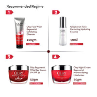 Olay Regenerist Whip Cream with SPF30 | Ultra Lightweight | Hydrated, Plump, Bouncy Skin | With Hyaluronic Acid, Niacinamide and Peptides | Normal, Oily, Dry, Combination Skin | 50g (Pack of 2)