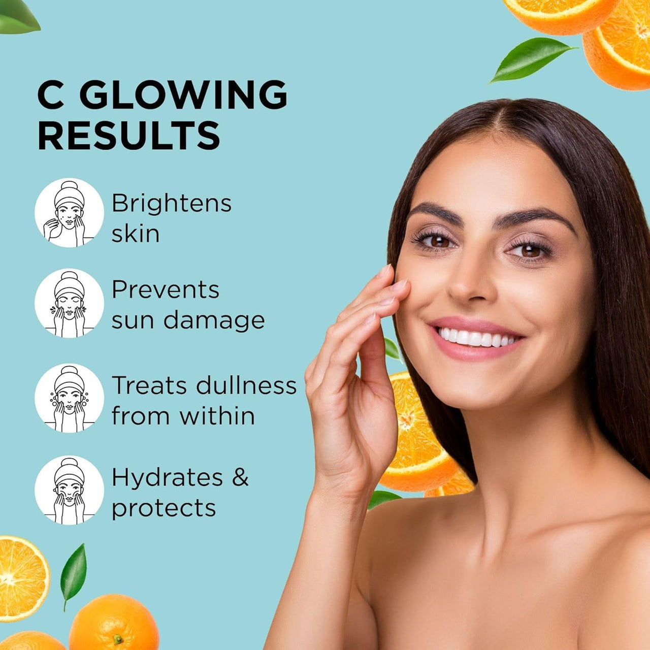 Beauty Glazed Professional 10% Vitamin C Face Serum With Power of 1% Alpha Arbutin, Vita-E, Ferulic Acid | Advance Skin Brightening Formula for Glowing Skin | Uneven Skin Tone | Non Irritating | 30 ml