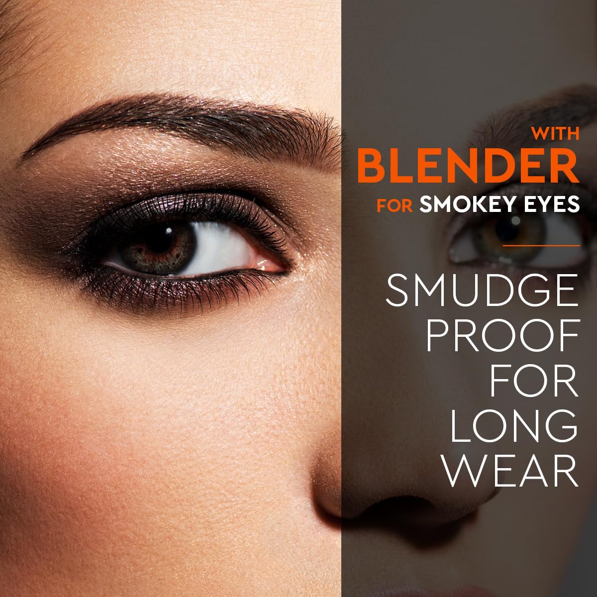 VLCC Smokey Eyes Black Matte Kajal - 0.35G (Pack Of 2) | Intense Black Color | Long Lasting Effect | Smudge-Proof And Water-Proof Application | With Blender To Sharpen For Dynamic Effect