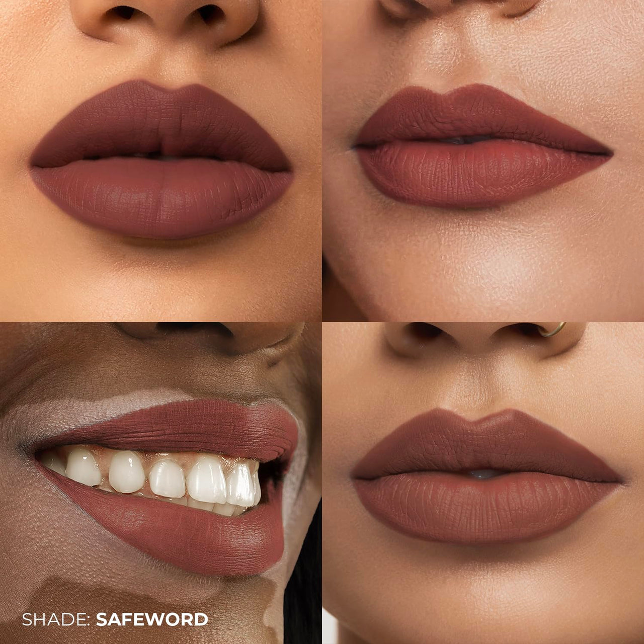 Fae Beauty LipWhip 12Hr Comfortable Matte Liquid Lipstick(10ml)|Long Wear|NonDrying|Soft Mousse Smudgeproof Formula|Vegan|With Moisture Lock Technology|Enriched with Vitamin E & Cherry Coffee-Safeword