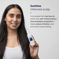 RE' EQUIL Dandruff Control Lotion (Pre Wash) | Reduces Severe, Greasy, And Flaky Dandruff | Reduces Dryness & Itching | No Drip Formulation | All Hair Types | 100Ml