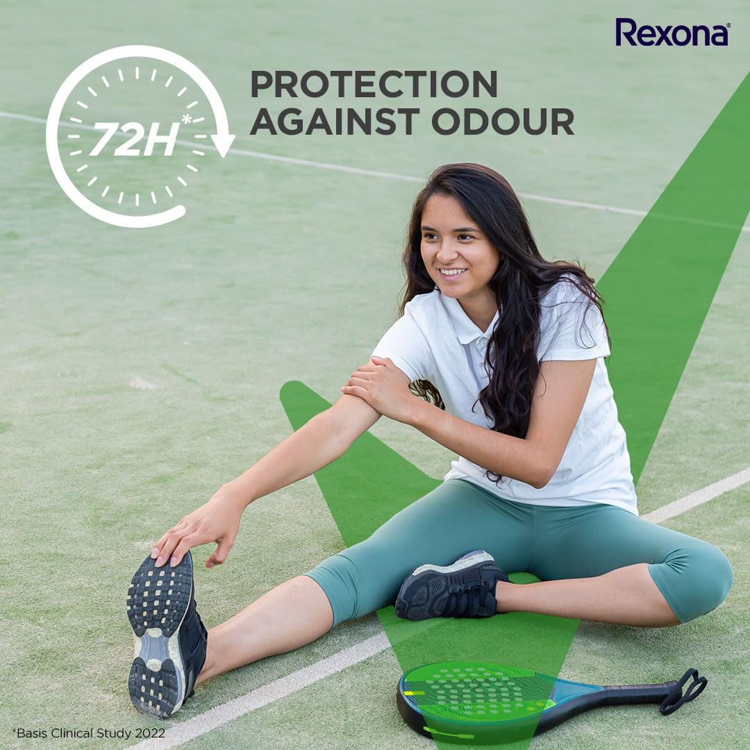 Rexona Aloe Vera Underarm Roll On Deodorant For Women, Antiperspirant, Removes Odour, Keeps Skin Fresh & Clean, Alcohol Free, Skin Friendly, 50 ml (Pack of 2)