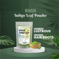 Khadi Omorose Indigo Leaf Powder For Hair (100 Grams) | (Pack of 2) | Total 200 Grams