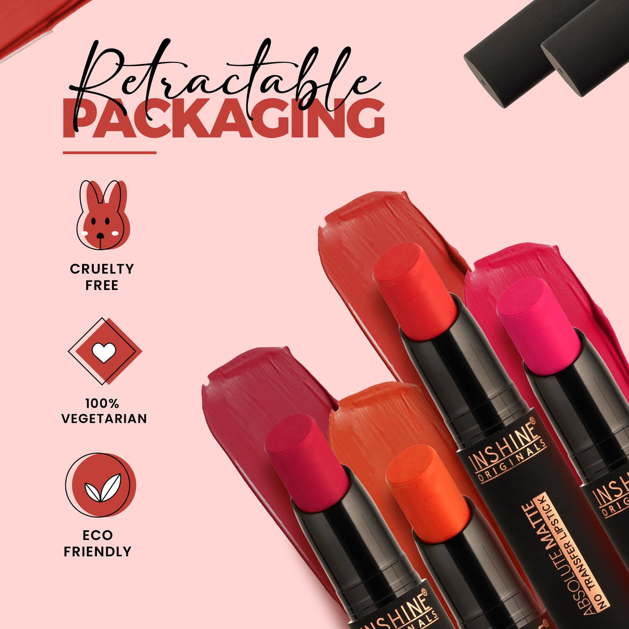 INSHINE Absolute Matte Lipstick - Long-lasting, Transfer-resistant, Velvety Matte Finish with Intense Color, Up to 12 Hours Wear | Perfect for Sophisticated Lips - FUCHSIA IN RAGE