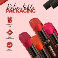INSHINE Absolute Matte Lipstick - Long-lasting, Transfer-resistant, Velvety Matte Finish with Intense Color, Up to 12 Hours Wear | Perfect for Sophisticated Lips - FUCHSIA IN RAGE