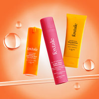 Foxtale Unstoppable Glow Combo | SPF 50 Sunscreen, Vitamin C Serum & Super Glow Moisturizer | Brightens Skin, Fades Dark Spots & Reduces Pigmentation | Vitamin C, Niacinamide & Peptides | Hydrating, Non-Sticky, Lightweight | For All Skin Types