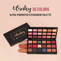 Swiss Beauty Winky 36 Color Eyeshadow Palette | Long-lasting | 36 Highly Pigmented Shades | Multicolor-02, 60gm