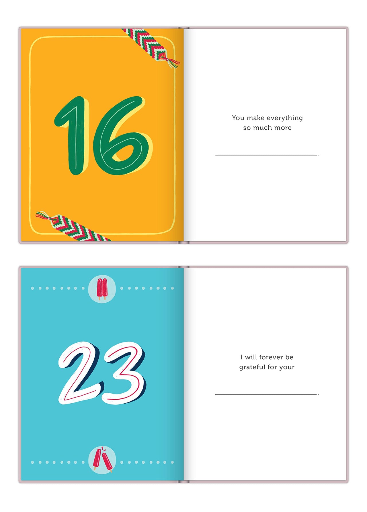 Em & Friends Reasons You're My BFF Book Fill in the Love Fill-in-the-Blank Book Gift Journal, 4.10 x 5.40-inches