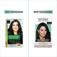 Streax Crème Permanent Hair Colour - 1 Natural Black Hair Colour- 140 ml, 100% Grey coverage, Ammonia Free Hair Color, Long Lasting Hair colour for women(Colourant Tube 60g,Developer Bottle 60ml,Conditioner 20g)