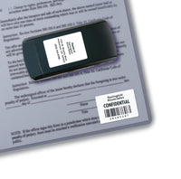 Avery Durable White Cover up ID Labels for Laser Printers, 1.25