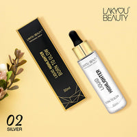 LAKYOU BEAUTY Born To Glow Liquid Highlighter Shade-02-30ml | Radiant Glow With Shimmer Finish