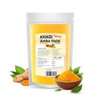 Khadi Omorose Kasturi Haldi (Amba Haldi) Powder | For Glowing Skin | 100 Gm