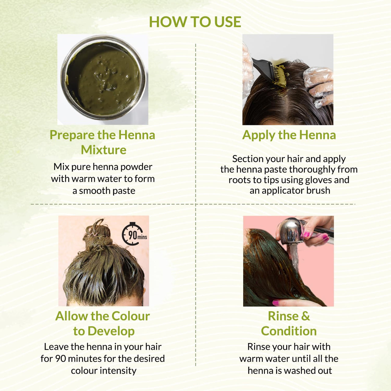 INDUS VALLEY 100% Organic Henna Hair Color Dark Brown Nourishes and Moisturizes Hairs Triple Sifted Microfine Powder (100g)