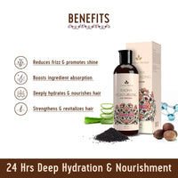 AVIMEE HERBAL Radha Moisturizing Hair Conditioner With Hyaluronic Acid | 24 Hrs Deep Hydration & Nourishment, Repairs Dry & Damaged Hair | For Men & Women | 200 Ml, Vanilla, 1 Count