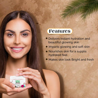 Coco Baya Hydra Boost Moisturizer, Enriched With Rose, Malai, Natural Hyaluronic Acid & Vitamin B3, Moisturizer For All Skin Types, Helps Slow Down Any Signs Of Aging, 50 gm