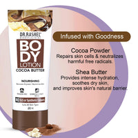 DR.RASHEL Cocoa Butter Body Lotion For Men & Women (200 ML)