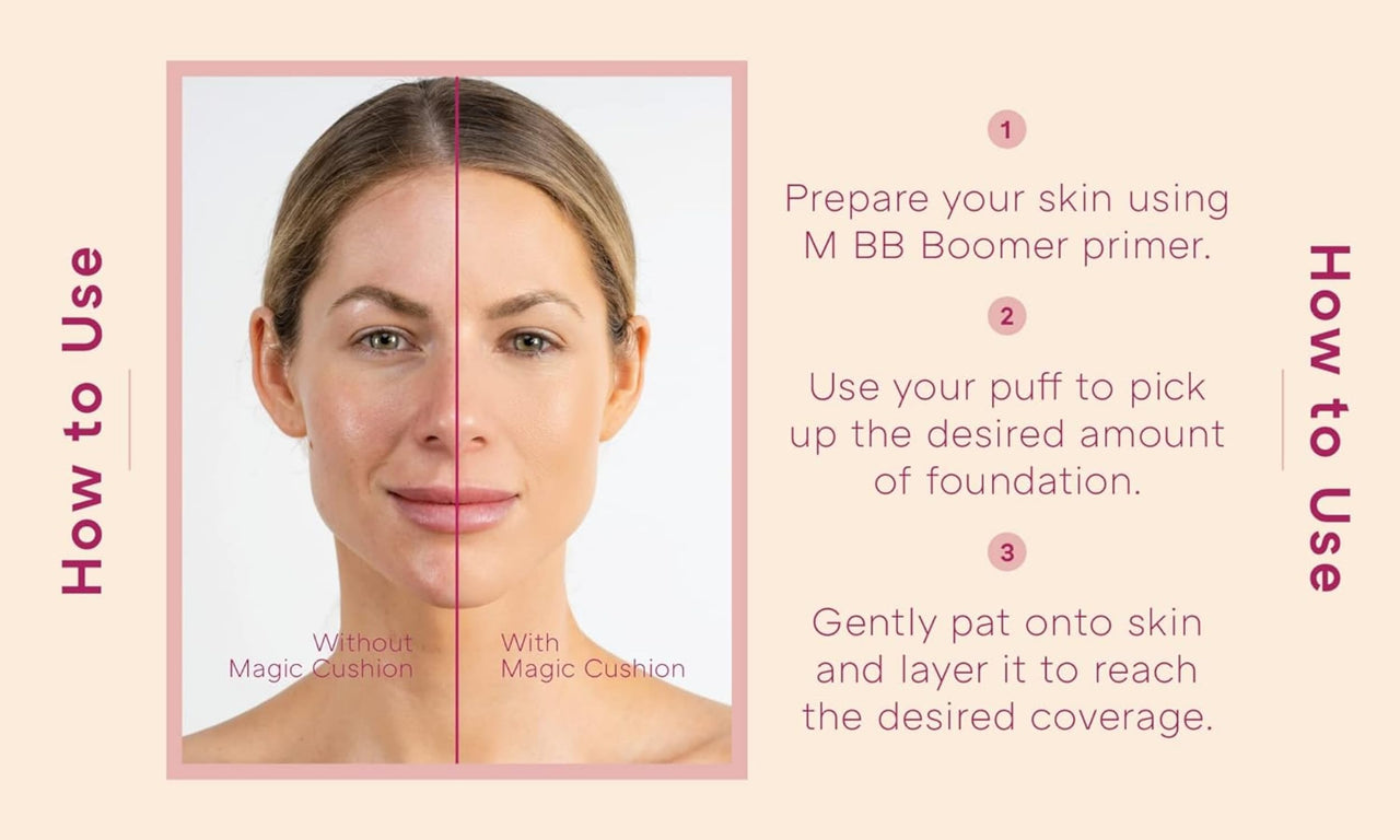 MISSHA Magic Cushion Cover Light I Mousse Foundation I SHADE NO. 21 I 15g I Long Lating Formula I Hydrating Skin I Matte Finish I Natural Glow I All SKin types