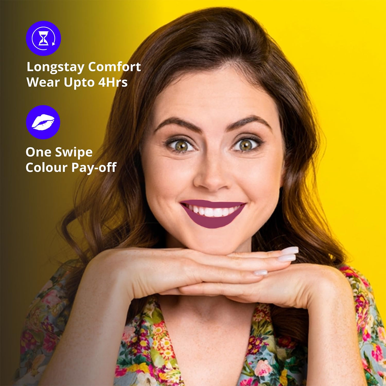 Blue Heaven Get Matte Lipstick | Soft Matte Finish and Lightweight Formula | Intense Pigment | Long-Lasting Lipsticks For Women | 501 | 4GM
