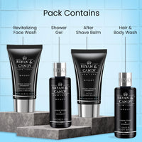 Bryan & Candy Complete Face & Body Care Kit | Gift Set For Men | 100% Vegan | Skin-Friendly pH 5.5 for All Skin Types,SLS & Paraben Free (LEMON & THYME KIT)