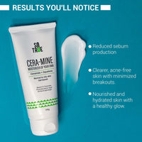 Sotrue Ceramide Gel Face Moisturizer & 2% Salicylic Acid Face Wash + AHA Combo | Acne Prone Skin, Excess Oil, Pimples | For All Skin Types