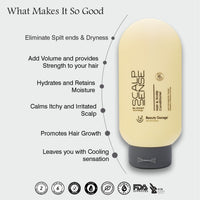 Beauty Garage ScalpSense Hairfall Defense Set (Shampoo 200ml + Hair & Scalp Conditioner 200ml)
