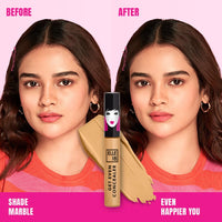 Elle18 Get Even Concealer, Pearl, Buildable Coverage Concealer, Covers Dark Spots, Under-eye & Fine Lines, Crease Resistant, Infused with Niacinamide| 5.4ml