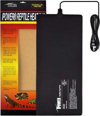 iPower Reptile Heat Pad Under Tank Terrarium Warmer Heating Mat for Turtle, Lizard, Frog, Snake, Reptile, and Other Small Animals, 8X18 Inch, 24W 8 X 18 Inch 1 Pack
