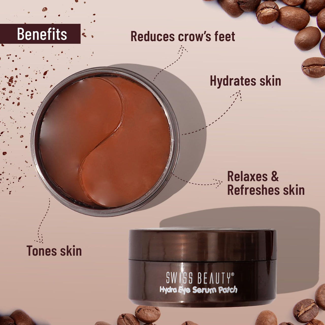 Swiss Beauty Hydra Eye Serum Patch, Eye Makeup (SB-333-3)