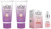Lacto Calamine 10% Niacinamide face serum & Lacto Calamine Daily Face Wash with Kaolin Clay