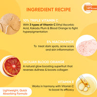 Dot & Key 10% Vitamin C + E, 5% Niacinamide Serum | Vitamin C Serum For Glowing Skin | Fades Dark Spots | Vit C Serum with Blood Orange & Pumpkin | For Uneven & Dull Skin | For All Skin Types | 20ml