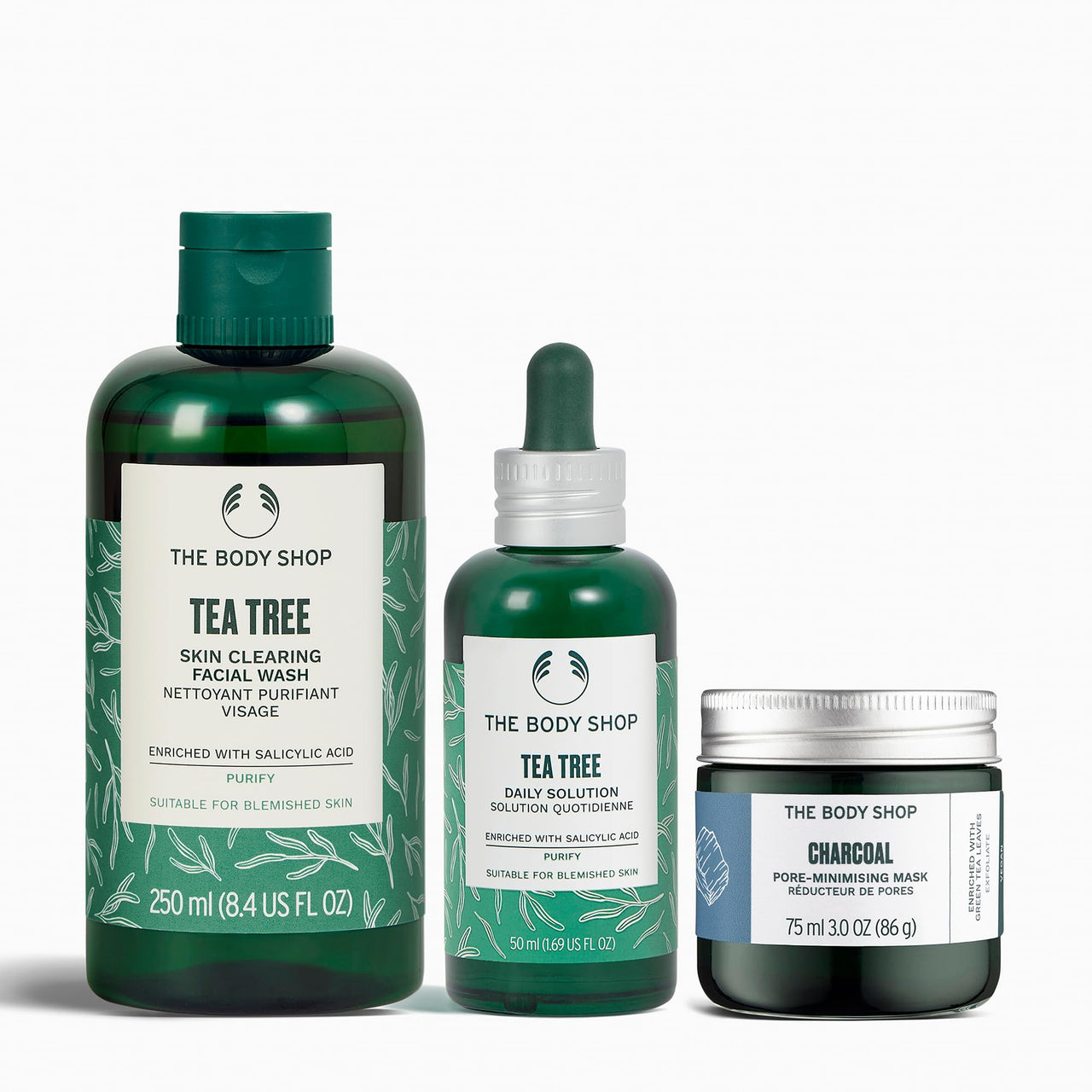 The Body Shop Tea Tree Skin Clearing Facial Wash | Deep Cleanse For Oily Skin | Reduces Blemishes in 7 Days | Enriched with Tea Tree Oil & Salicylic Acid | 250ml