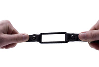 Educator Quick Snap Bungee Dog Collar, Biothane, Waterproof, Odorproof, Easy Connect and Disconnect Clasp and D Ring with Comfort Bungee Loop, Adjustable for Custom Fit, 3/4-Inch, Black 3/4