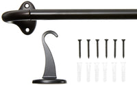 Basics Room Darkening Blackout Curtain Rod - 48