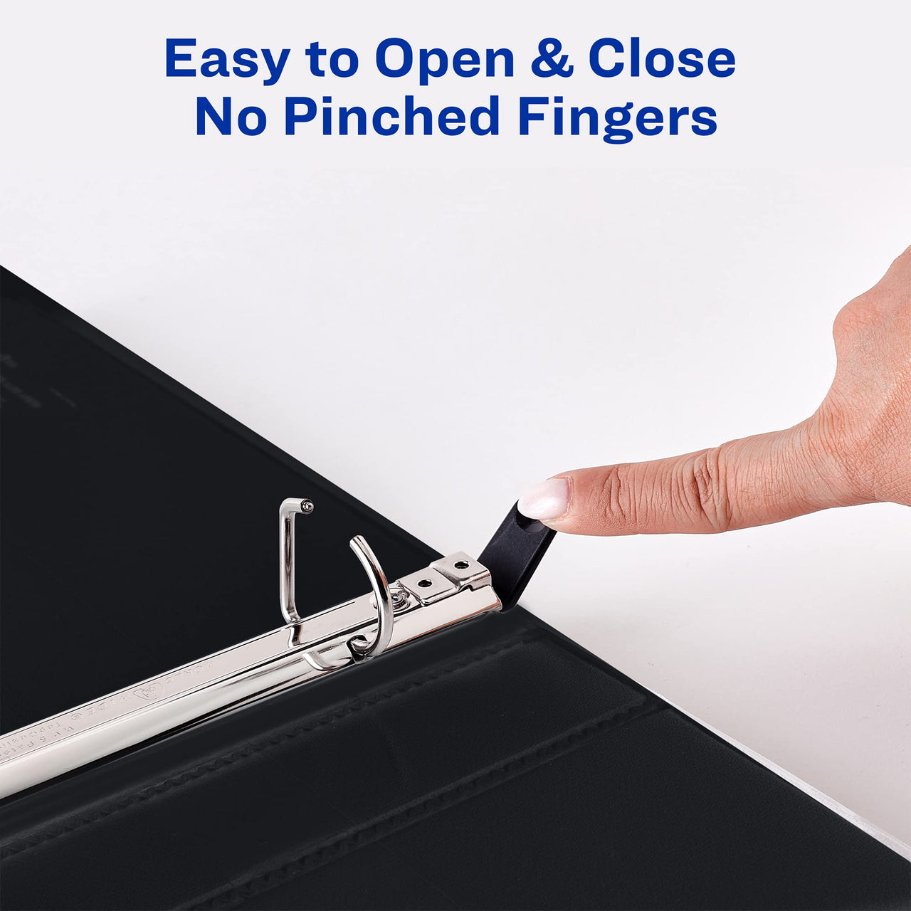 Avery Heavy-Duty Dual Color 3 Ring Binder, 1/2 Inch Slant Rings, Mint/Coral View Binder (17881) .5"