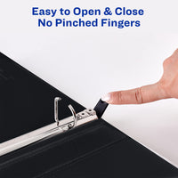 Avery Heavy-Duty Dual Color 3 Ring Binder, 1/2 Inch Slant Rings, Mint/Coral View Binder (17881) .5