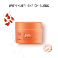 WELLA Professionals Invigo Nutri Enrich Deep Nourishing Conditioner (For Dry & Damaged Hair) 200 Ml, Mask, 150 Ml & Shampoo (For Dry & Damaged Hair) 250 Ml - 3 Count