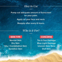 Aqualogica Detan+ Dewy Sunscreen with Cherry Tomato & Hyaluronic Acid with SPF 50 & PA++++ for Men & Women - For Normal, Dry & Combination Skin - 80g | Pack of 2