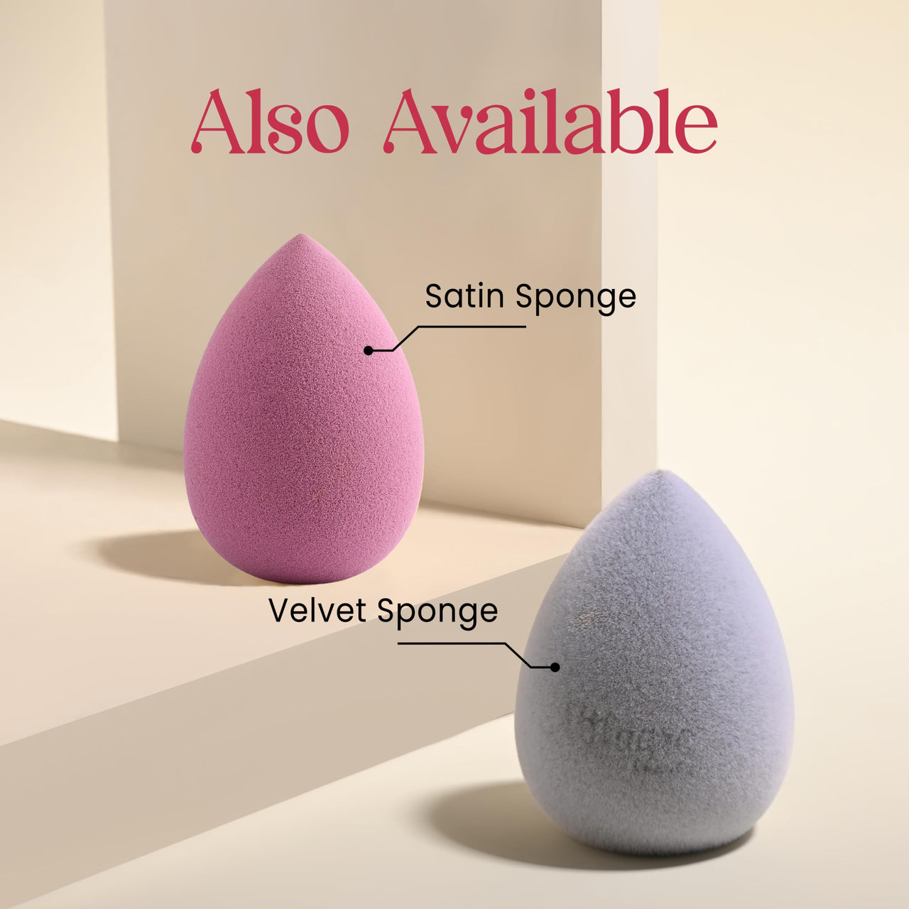 Milagro Beauty Cotton Beauty Blender Sponge, Latex-Free | Soft Makeup Sponge For Liquid/Creams/Powder Foundation, With Egg Case | Easy To Clean, Reusable | Natural & Dewy Finish | Slant Edge Shape
