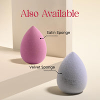 Milagro Beauty Cotton Beauty Blender Sponge, Latex-Free | Soft Makeup Sponge For Liquid/Creams/Powder Foundation, With Egg Case | Easy To Clean, Reusable | Natural & Dewy Finish | Slant Edge Shape