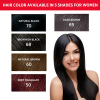 Revlon Top Speed Hair Color for Women Brownish Black| 100% Grey Coverage in just 5 Minutes | Ammonia Free, Easy Application and Intense Conditioning