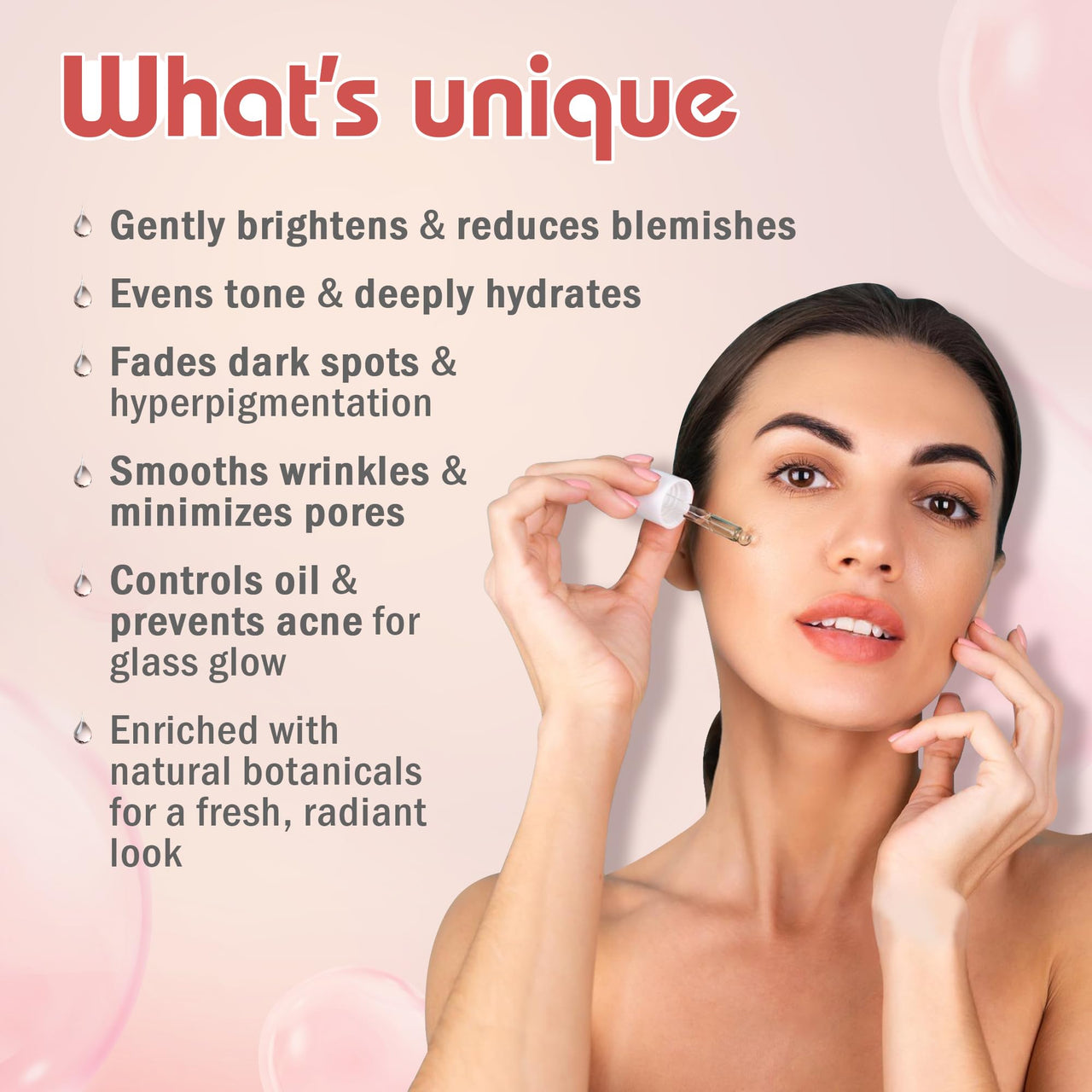 Glamveda 2% Kojic Acid Face Serum with Niacinamide & Alpha Arbutin | Skin Brightening & Hydration | Dark Spot, Blemish & Wrinkle Reduction | Glass Skin Glow | All Skin Types