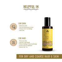 Avimee Herbal Pure Moroccan Argan Oil | Repairs Split Ends, Reduces Breakage, and adds Shine | Enriched With Vitamin E | Mineral Oil Free | 50 mL