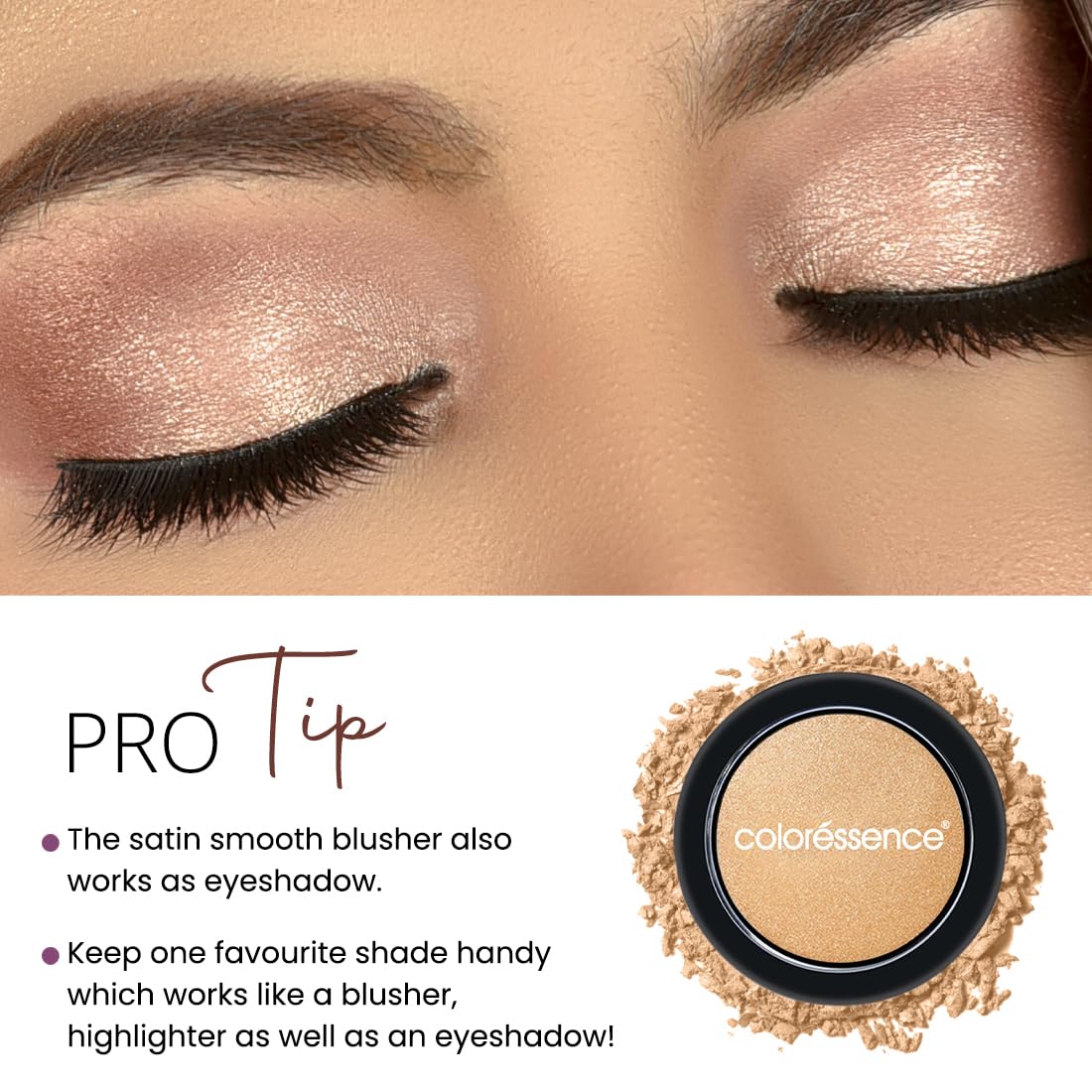 Coloressence Satin Smooth Highlighter (Blusher) SH-7 5g