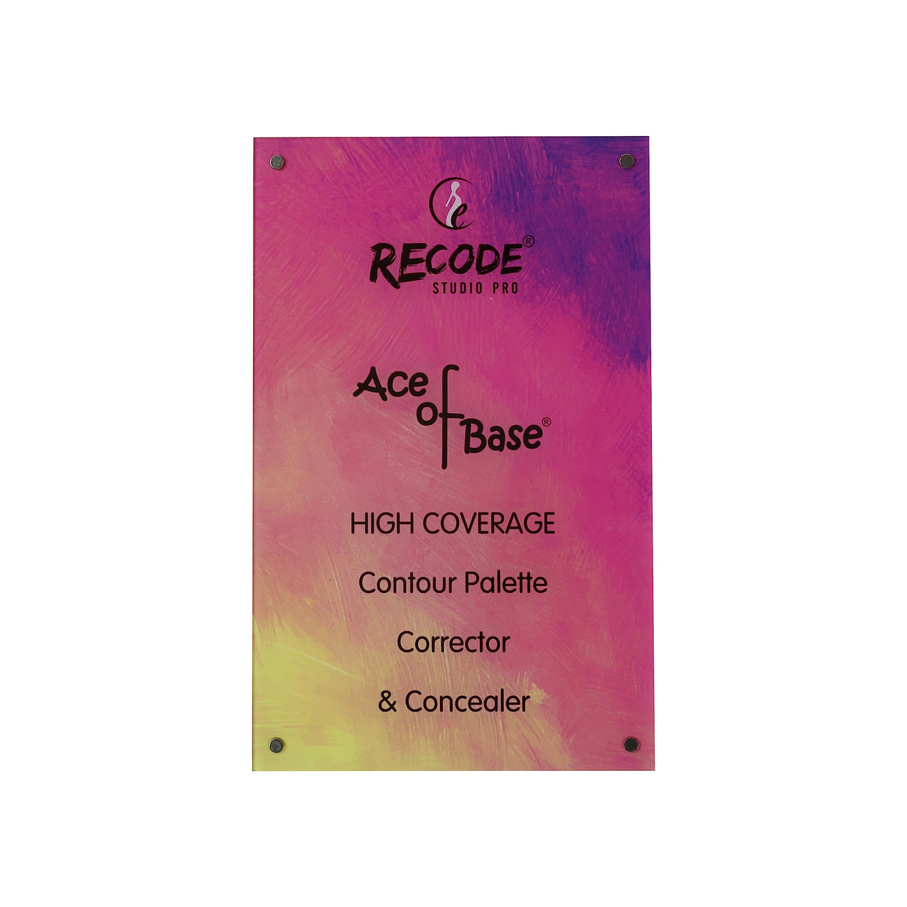 Recode Beauty Concealer, Colour Corrector & Contour Palette Powder Full Coverage For All Skin Type, Erases Dark Circles, Matte Uneven Skin Tone, Redness, Blemishes, Even Scars, 15 Shades