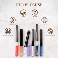 Just Herbs Eyeliner Waterproof And Smudge Proof, Long Lasting Matte Eyeliners 2 Ml (Deep Black)