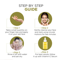 Oshea Herbals Brightening & Skin Illuminating Gel Facewash for All Skin Types | Removes Pigmentation & Brightens with Vitamin C & Grapefruit Extract - 150g