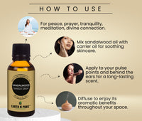 Earth N Pure Lavender Oil, Sandalwood Oil, Jasmine Oil, Rose Oil and Ylang Ylang Oil Pack of 5 – 15 ml each